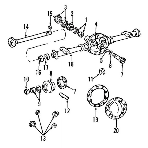 Genuine OE GM Companion Flange 84234617