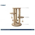 thumbnail image 2 of Kitty Power Paws Multi-Tier Cat Scratching Post 37" H, 2 of 2