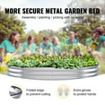 thumbnail image 5 of KFFKFF Elevated Garden Bed, Dimensions 6 x 3 x 0.9 ft, Constructed from Galvanized Metal, Outdoor Plant Containers with Open Bottom, Ideal for Cultivating Flowers/Vegetables/Herbs in Yard/Garden, 5 of 9