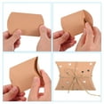 thumbnail image 4 of Unique Bargains Pillow Boxes, 100Pcs Wedding Gift Boxes with Rope 4.5 x 2.8 Inch Yellow, 4 of 5