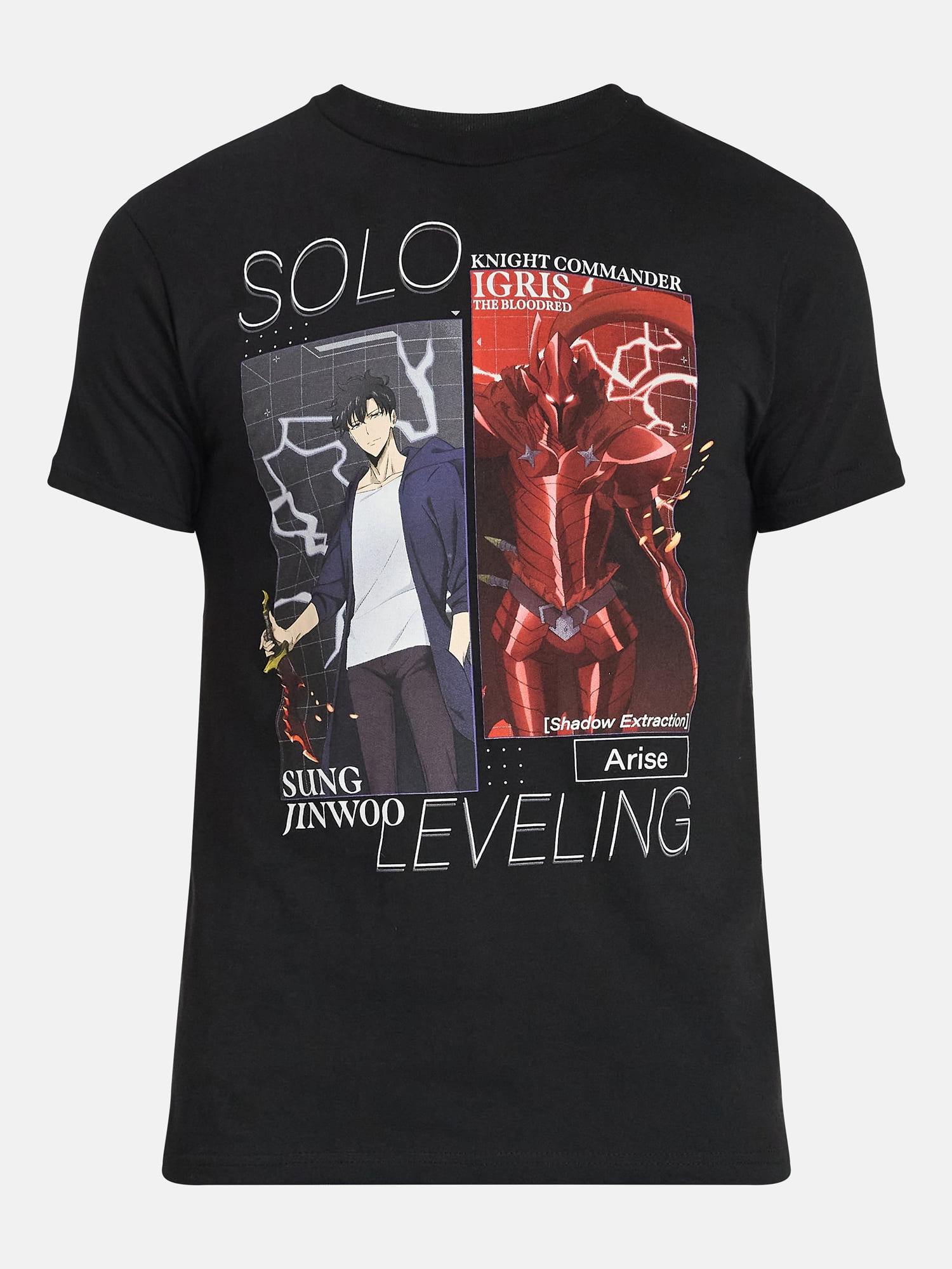 Solo Leveling Men's & Big Men's Graphic Tee Shirt, Sizes S-3XL