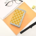 thumbnail image 7 of JIALIOU Nylon Trifold Card Wallet with ID Window Zipper Pocket for Men Women Teen Grid Lines, 7 of 7