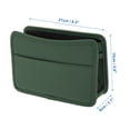 thumbnail image 4 of Unique Bargains Car Trash Can Portable and Fold Car Door Faux Leather Trash Bin Green 1 Pcs, 4 of 6