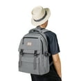 thumbnail image 5 of KAUKKO Mochila elegante para computadora portátil Mochila multipropósito, 17.11L (23 gris) KAUKKO KS23-Grey, 5 of 5