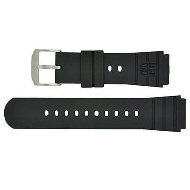 Luminox 3050, 3080, 3150 Strap Replacement Watch Band Black Silicone ...