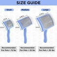 thumbnail image 2 of We Love Doodles Curved Dog Slicker Brush – Professional Grooming Brush for Long & Curly Hair, Removes Mats, Tangles & Loose Fur – Soft Pin Dematting & Deshedding Brush, Medium, 2 of 7