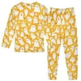 thumbnail image 2 of joogoo Ghost Halloween 2 Piece Long Sleeve Tee and Pants Cotton Pajama Set 6Y, 2 of 7