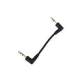 thumbnail image 4 of Metal Audio Cable Dual 90 Degree Right Angled 3.5mm Jack Male to Male Stereo AUX Cord Wire for Car AUX Speakers, 4 of 11
