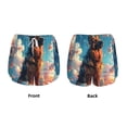 thumbnail image 6 of Goofa Colorful Cloud Shepherd Dog Printed Women 2 in 1 Running Shorts,Quick Dry Athletic Workout Shorts,High Waisted Athletic Shorts with Liner Pockets-X-Large, 6 of 9