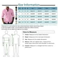 thumbnail image 6 of Lumtrix Men's Linen Shirts Casual Button Down Long Sleeve Shirt Solid Collar Summer Beach Shirts Big and Tall Dress Shirts Green 3XL, 6 of 6
