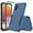 Blue+Black, variant on Feishell for Samsung Galaxy A32 5G Durable Rugged Case, [Three Layers Protection] [Military Grade Drop Protection] Heavy Duty Shockproof Anti-Scratch Support Wireless Charging Phone Case, Red+Black