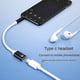 thumbnail image 2 of 3.5mm Male To Type-c Female Headphone Converter Flat To Round Analog Lap, 2 of 4