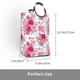thumbnail image 2 of Disketp Peonies And Roses Square Laundry Bag Large Collapsible Dirty Clothes Bags With Handles Waterproof Essentials Storage For College Dorm, Family, 2 of 5
