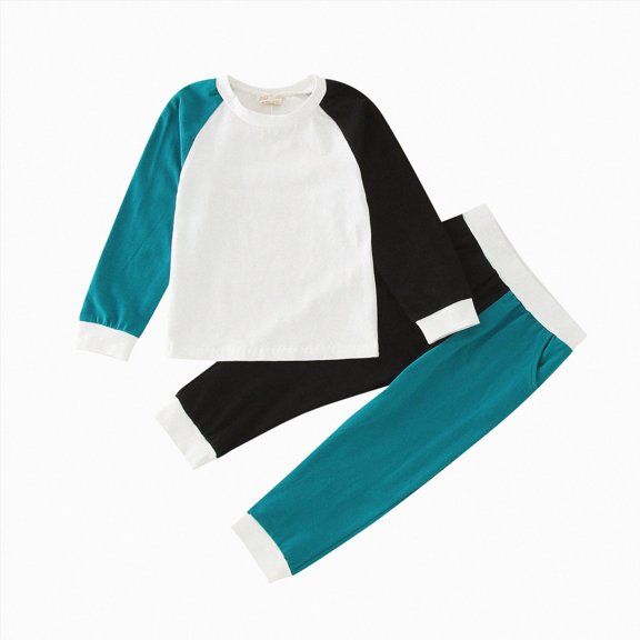Splozh Toddler Sets for Girls Toddler Girls Boys Winter Long Sleeve Tops Pants 2PCS Outfits Clothes Set for Babys Clothes Lounge Set,E,9-12 Months