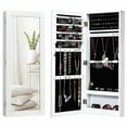 thumbnail image 1 of Gymax Jewelry Cabinet Wall Mounted Mirrored Armoire Storage Organizer, 1 of 10