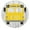 School Bus, variant on Yellow School Bus Classroom Metal Sign Circle - 11.75"