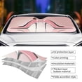thumbnail image 5 of Bingfone High Heel Shoes Butterfly Car Windshield Sun Shade Protector Keep Your Vehicle Cool Sun Shield Visor Cover Foldable For Car Truck Suv-Small, 5 of 9