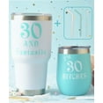 thumbnail image 2 of 30th Birthday Gifts for Women, 30 and Fabulous Tumbler, 30 and Fabulous Tumbler for Women, 2 of 7