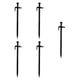 thumbnail image 5 of 5 estacas metálicas antideslizantes para carpas, resistentes y resistentes. 30 centímetros, 5 of 9