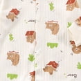 thumbnail image 5 of CAUYDY 1T 2T Toddler Pajamas Preemie Baby Fall Winter Clothes Long Sleeved Romper for Infant Child Little Kids 0 3 6 9 Months Loungewear Sizes 12-18 Months,Green, 5 of 7