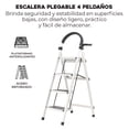 thumbnail image 3 of Escalera Acero Tijera Tubular 4 Peldaños Plegable Portátil, 3 of 8