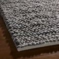 thumbnail image 3 of TOWN & COUNTRY TERRA Olea Bubble Texture Handcrafted 100% Wool Area Rug, Grey, 5'x7’, 3 of 9