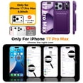 thumbnail image 5 of Oupeigar for iPhone 17 Pro Max / iPhone 18 Pro Max Case, with [Cards Holder][RFID Blocking][Camera Cover]Rugged Shockproof Silicone Case-Purple, 5 of 11