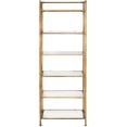 thumbnail image 4 of SAFAVIEH Kimmy Modern 6 Tier Modern Glam Etegere, Gold/White (23.8 in. W x 16 in. D x 72 in. H), 4 of 8