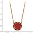 thumbnail image 2 of Ss/Gold Plated Sterling Silver With Gp Logoart Alpha Chi Omega Large Enl Pend Necklace (18 X 19) Made In United States gp013aco-18, 2 of 5