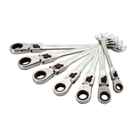 Craftsman 12 Point Metric Flex Reversible Ratcheting Wrench Set 7 pc. - Case Of: 1; Each Pack Qty: 7; Total Items Qty: 7