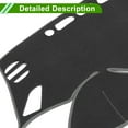 thumbnail image 6 of Unique Bargains Dash Cover for Nissan Murano 2015-2019 Non-Slip Center Console Dash Cover Mat Polyester Silicone Gray, 6 of 7