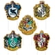 thumbnail image 1 of Set de decoración de césped con 5 casas con rubíes y emblemas de Harry Potter, 1 of 7