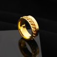 thumbnail image 1 of Nuevo anillo de pareja giratorio de acero inoxidable genial, cadena giratoria de alta calidad, anillos giratorios para mujer, hombre, joyería Punk, regalo de fiesta Tan Jianjun unisex, 1 of 2