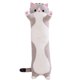 thumbnail image 1 of 50cm Figura de gato durmiendo suave, almohada, Animal relleno, muñeca, juguete de peluche cilíndrico largo para niños, 1 of 5