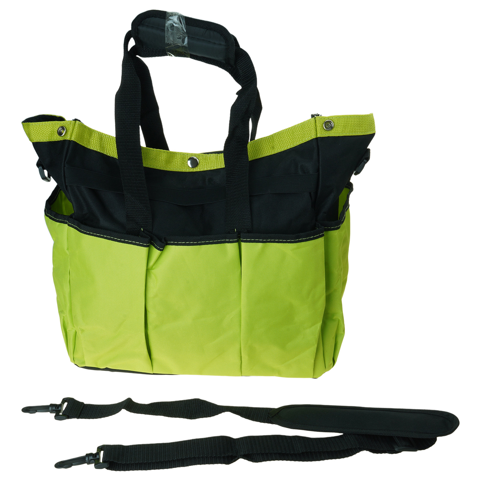 Multipocket Garden Tote Storage Bag Oxford Cloth Garden Tool With Shoulder Strap for Gardening Work
