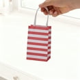 thumbnail image 4 of Unique Bargains 6 Pcs Gift Bags Stripes Gift Packaging Red, 4 of 5