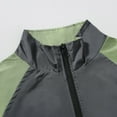 thumbnail image 6 of Men’s Solid Color Lightweight Casual Jacket Zip Up Laydown Collar Fall Business Windbreaker Comfortable Outdoor Coat with Pockets, 6 of 9
