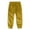 C34 Yellow, variant on CONZONE Toddler Boys Corduroy Pants Straight Leg Jogger Pants for Boys Elastic Waist Fall Winter Trousers with Pockets