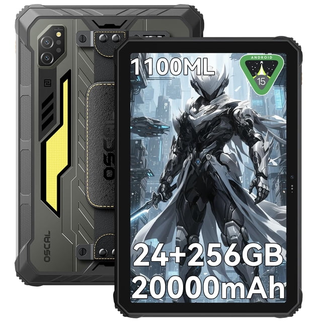 Tableta Rugged OSCAL Spider 10 de 11 pulgadas con 24GB RAM y 256GB ROM