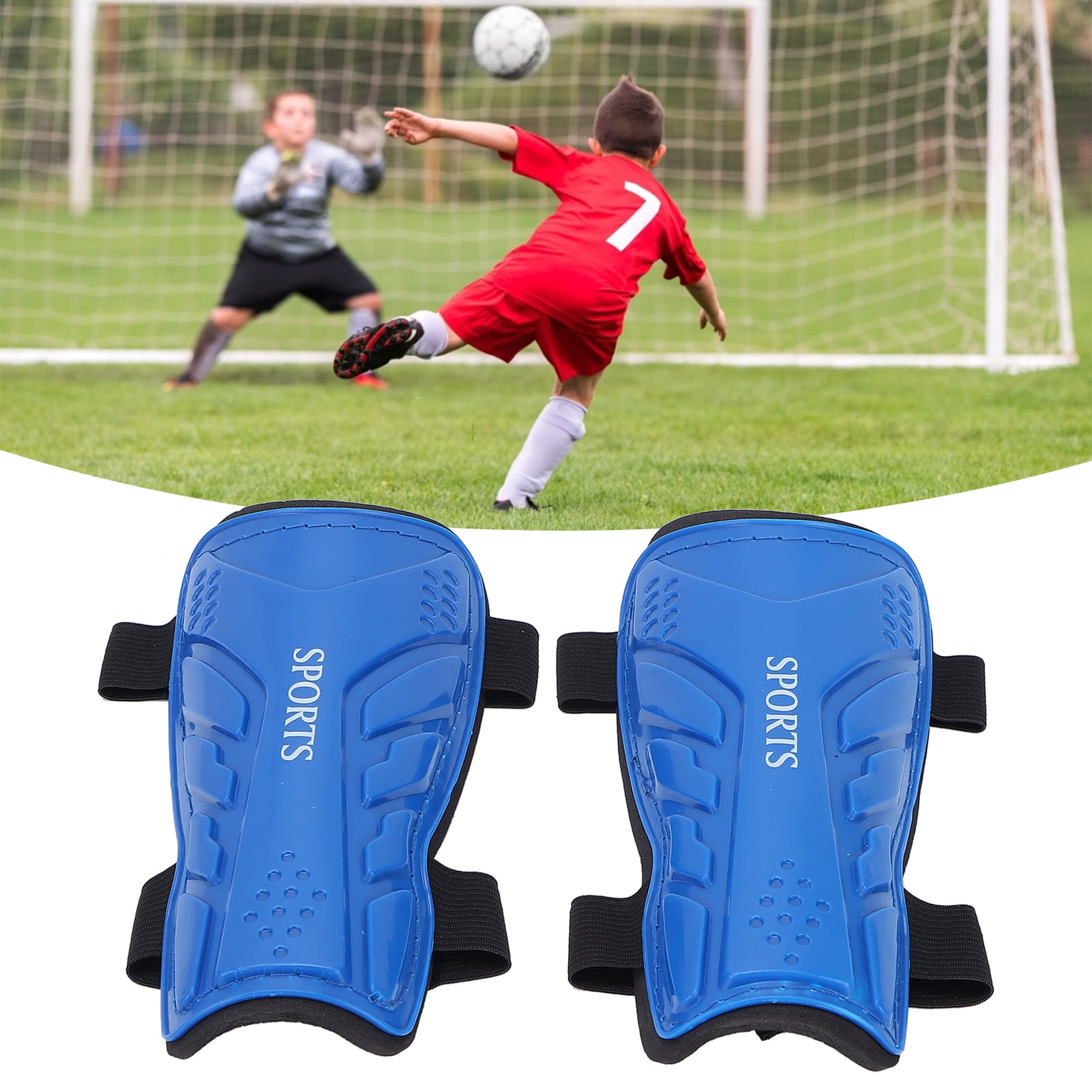 Soccer Shin Pad Sports Leggings Plate Leg Pads Safety Fabric