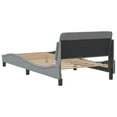 thumbnail image 6 of vidaXL Bed Frame with Headboard Platform Mattress Foundation Bedroom Fabric, 6 of 8