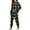 Black and Grey - Highland Cow Aztec Cactus, variant on Highland Cow Print Women's Pajama Sets Aztec Cactus Printed Long Sleeve Lounge Sets Sleepwear Casual 2 Piece Pjs Set Crew Neck Pullover Top with Long Pants, 2XL