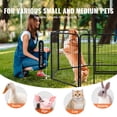thumbnail image 3 of Parque infantil para perros VEVOR, 8 paneles, 60 x 60 cm, metal para interiores y exteriores, 3 of 9