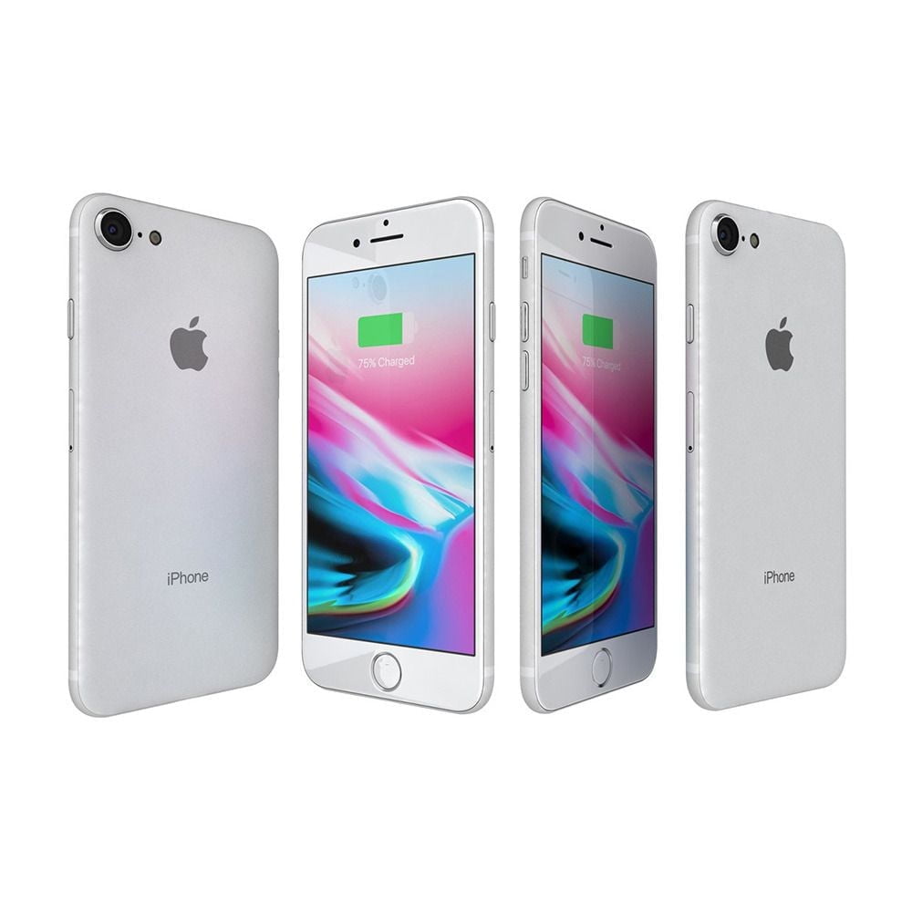 Apple iPhone 8 64GB, AT&T Locked, Silver (Scratch and Dent), 4.7