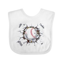 Inktastic Baseball Breakthrough Boys or Girls Baby Bib