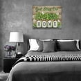 thumbnail image 6 of Farmhouse Wall Art Botanical Mason Jar Canvas Painting Prints Rustic Country Plant Pictures Wall Decor God Bless Our Home Modern Artwork Home Decoration for Bathroom Bedroom Living Room 16"x12", 6 of 6