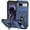 Blue, variant on Fashion Case with Holder Stander Kickstand Drop Resistant Shockproof Case For Google Pixel 8A