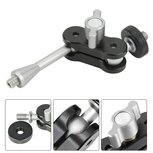 Soporte de Extensión de la Cámara, Interfaz de 1/4 Pulgadas Universal de Carga de 2 kg de Carga de 360 PROCESO COMPATIBILIDAD FUERTE BARRA DE MONTAJE DE EXTENSIÓN DE LA LA