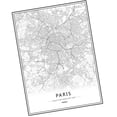 thumbnail image 4 of Londres, Nueva York, París, lienzo, pintura de pared, mapa de la ciudad del mundo, póster, imagen al óleo abstracta en blanco y negro, dibujo al óleo sin marco sidaley JJ11728-09, 4 of 4