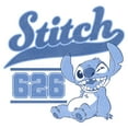 thumbnail image 2 of Men's Lilo & Stitch White Collegiate 626 Graphic Tee White Medium, 2 of 5